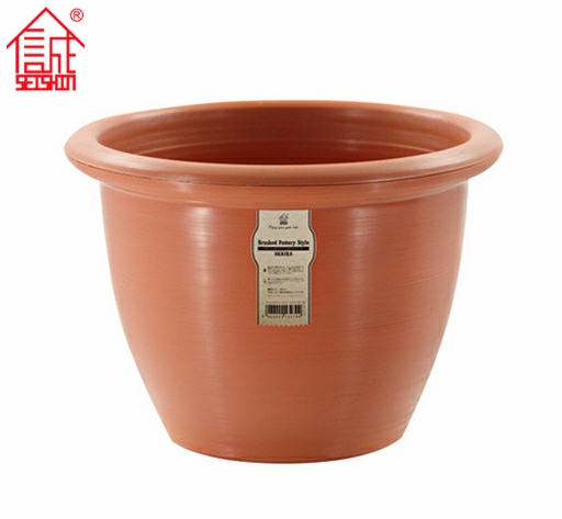 Modern garden round plastic flower planter pot